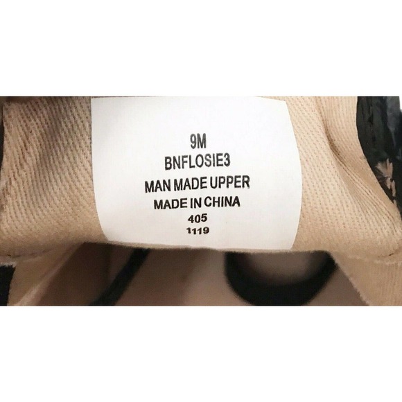 BANDILINO WOMEN'S FLOSIE BLACK SNEAKER - SIZE 9M - Picture 12 of 12